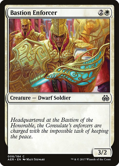 Bastion Enforcer - Aether Revolt - C - 8