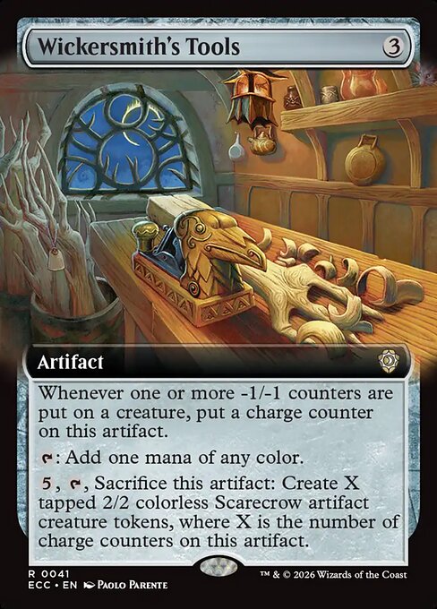 Wickersmith's Tools (Extended Art) - Commander: Lorwyn Eclipsed - R - 41