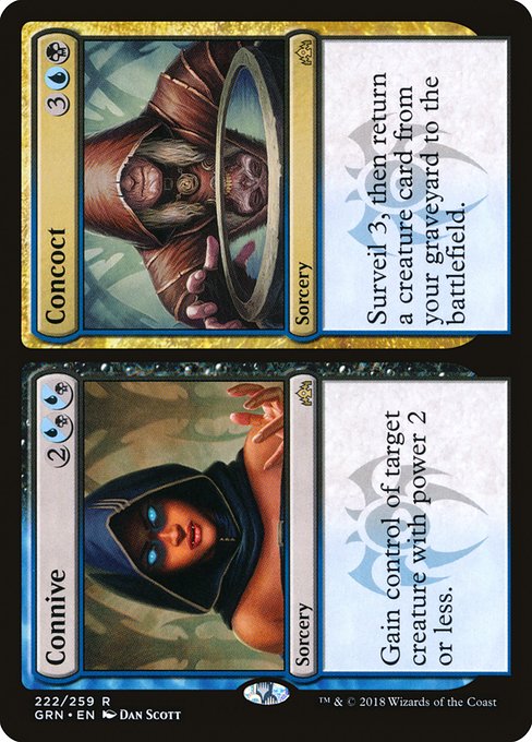 Connive // Concoct - Guilds of Ravnica - R - 222