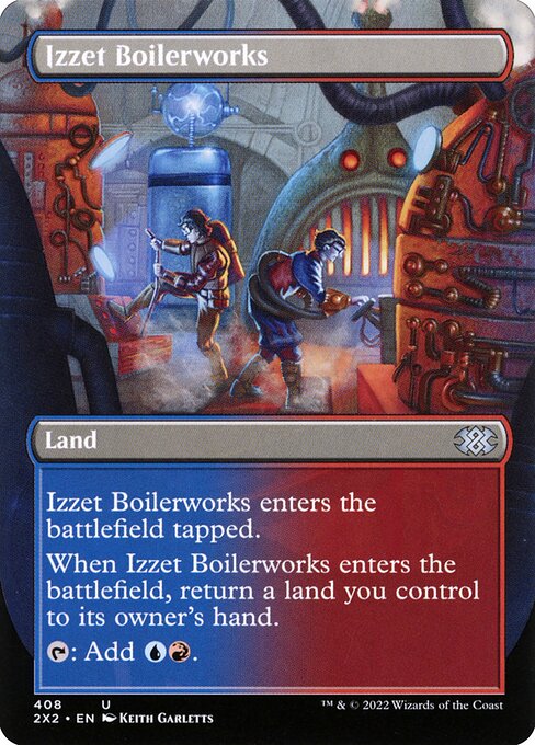 Izzet Boilerworks (Borderless) - Double Masters 2022 - U - 408