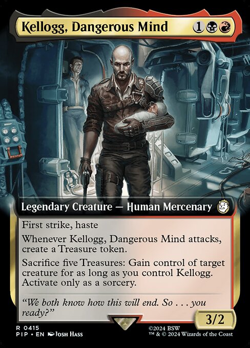 Kellogg, Dangerous Mind (Extended Art) - Universes Beyond: Fallout - R - 415