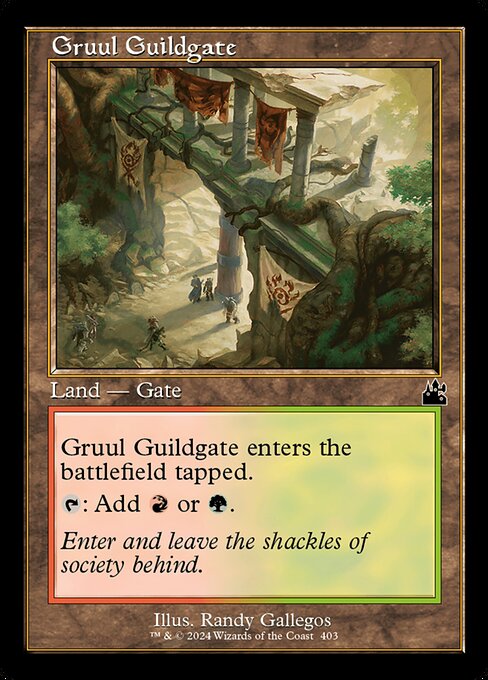 Gruul Guildgate (Retro Frame) - Ravnica Remastered - C - 403