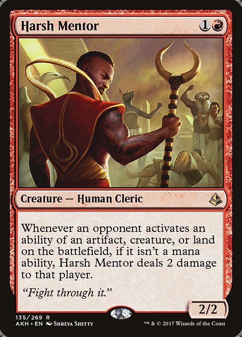 Harsh Mentor - Prerelease Cards - R - 135