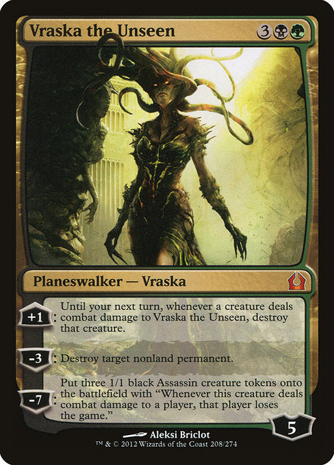 Vraska the Unseen - Return to Ravnica - M - 208