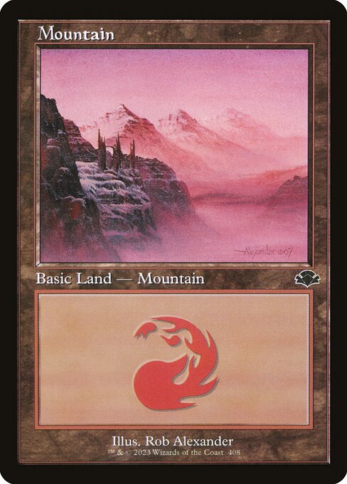 Mountain (408) (Retro Frame) - Dominaria Remastered - L - 408