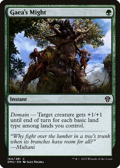 Gaea's Might - Dominaria United - C - 164