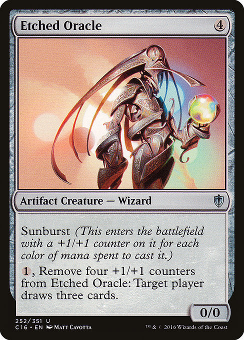 Etched Oracle - The List Reprints - U - 252