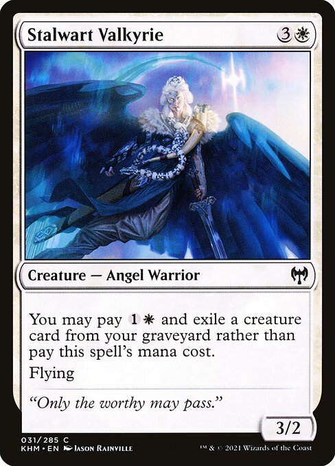 Stalwart Valkyrie - Kaldheim - C - 31