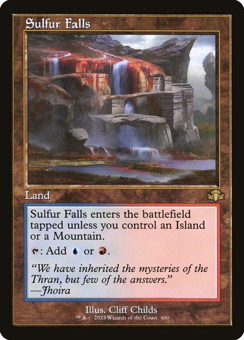 Sulfur Falls (Retro Frame) - Dominaria Remastered - R - 400