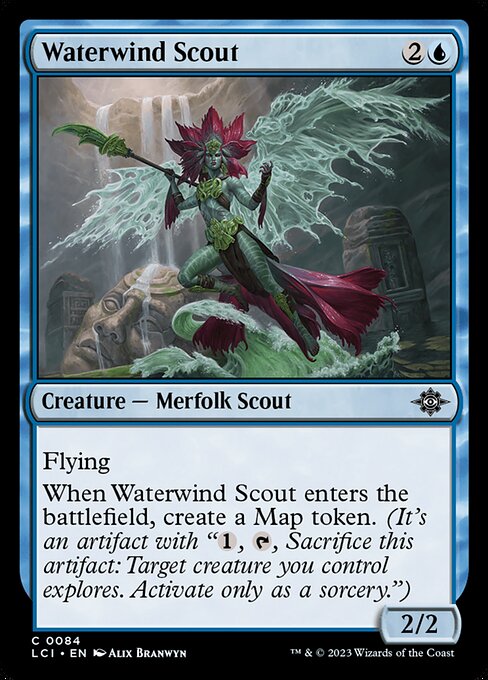 Waterwind Scout - The Lost Caverns of Ixalan - C - 84