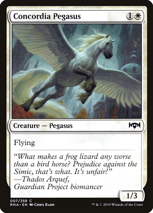 Concordia Pegasus - Ravnica Allegiance - C - 7