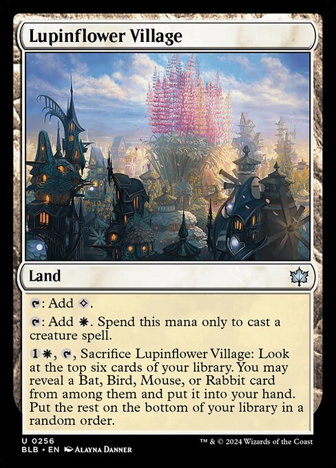 Lupinflower Village - Bloomburrow - U - 256