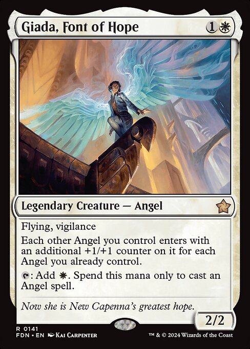 Giada, Font of Hope (FDN) - Prerelease Cards - R - 141