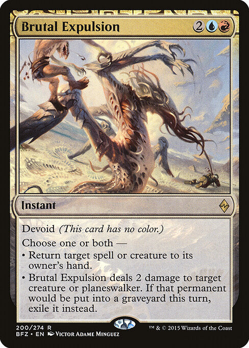 Brutal Expulsion - Battle for Zendikar - R - 200