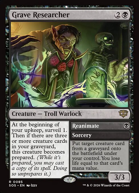 Grave Researcher - Secrets of Strixhaven - R - 85
