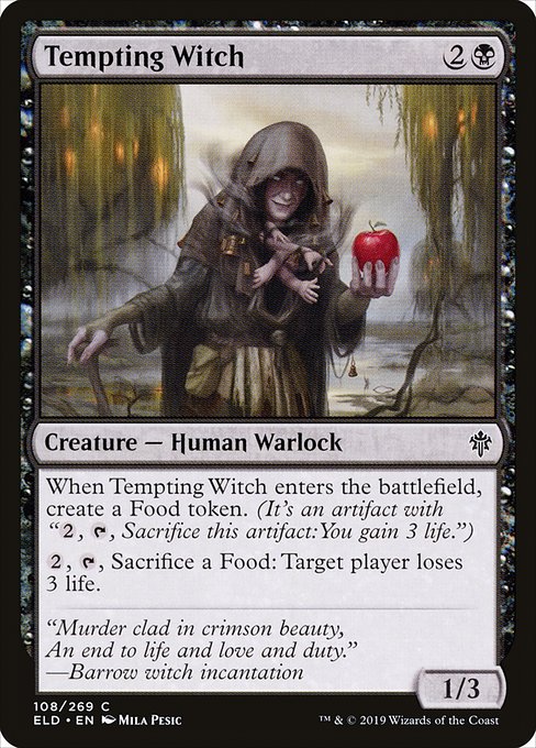 Tempting Witch - Throne of Eldraine - C - 108