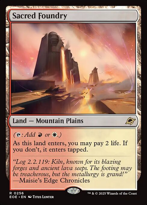 Sacred Foundry - Edge of Eternities - R - 256