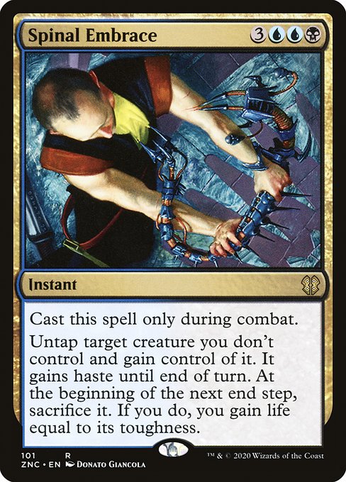 Spinal Embrace - Commander: Zendikar Rising - R - 101