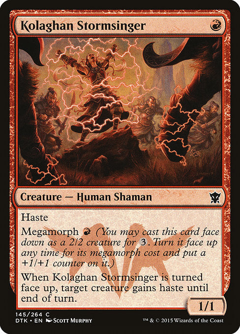 Kolaghan Stormsinger - Dragons of Tarkir - C - 145