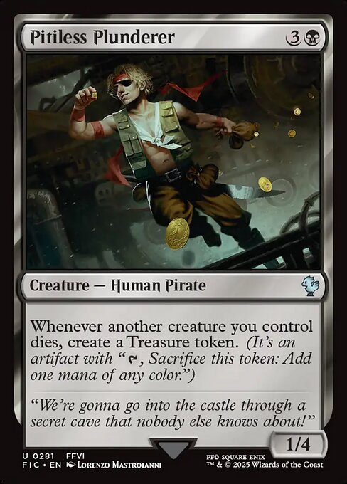 Pitiless Plunderer (Surge Foil) - Commander: FINAL FANTASY - U - 281