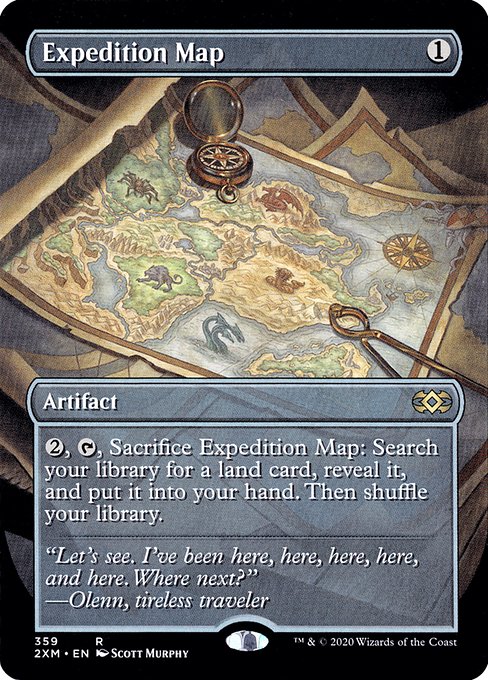 Expedition Map (Borderless) - Double Masters - R - 359