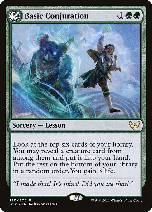 Basic Conjuration - Strixhaven: School of Mages - R - 120