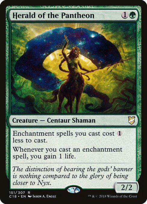 Herald of the Pantheon - Commander 2018 - R - 151