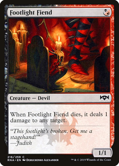 Footlight Fiend - Ravnica Allegiance - C - 216