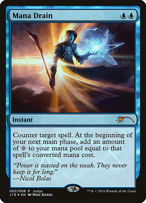 Mana Drain - Judge Promos - P - 2