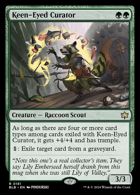 Keen-Eyed Curator - Bloomburrow - R - 181