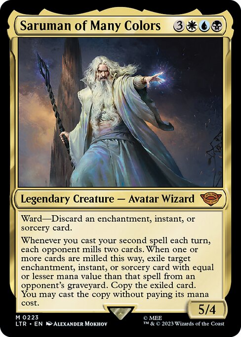 Saruman of Many Colors - Universes Beyond: The Lord of the Rings: Tales of Middle-earth - M - 223