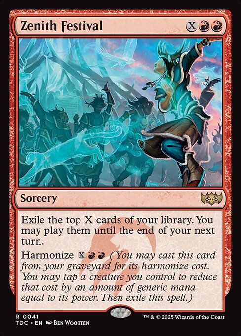Zenith Festival - Commander: Tarkir: Dragonstorm - R - 41
