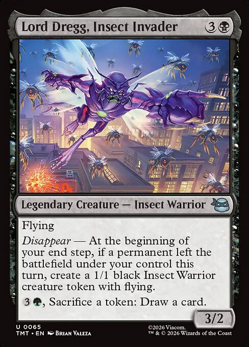 Lord Dregg, Insect Invader - Teenage Mutant Ninja Turtles - U - 65