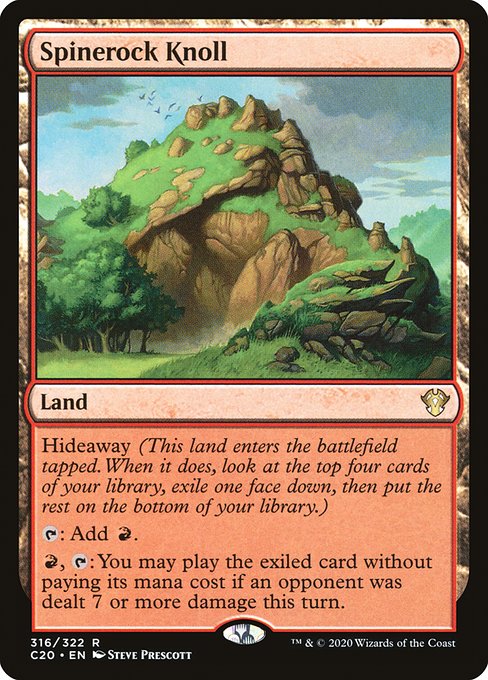 Spinerock Knoll (C20) - The List Reprints - R - 316