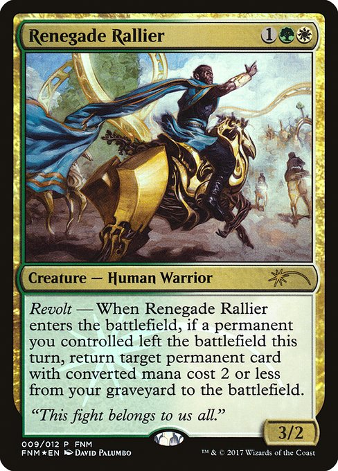 Renegade Rallier - FNM Promos - P - 9