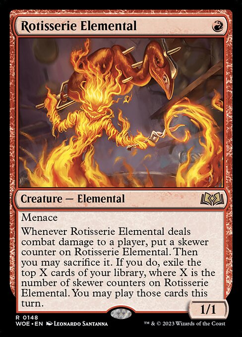 Rotisserie Elemental - Wilds of Eldraine - R - 148