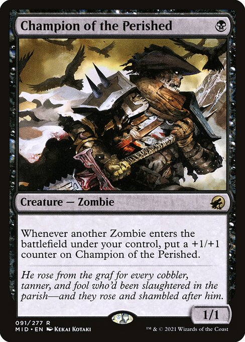 Champion of the Perished - Innistrad: Midnight Hunt - R - 91