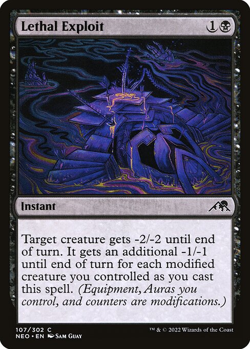 Lethal Exploit - Kamigawa: Neon Dynasty - C - 107