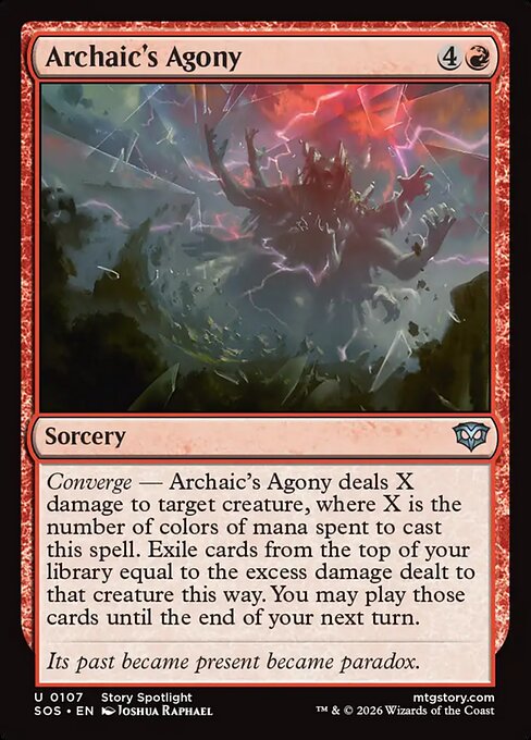 Archaic's Agony - Secrets of Strixhaven - U - 107