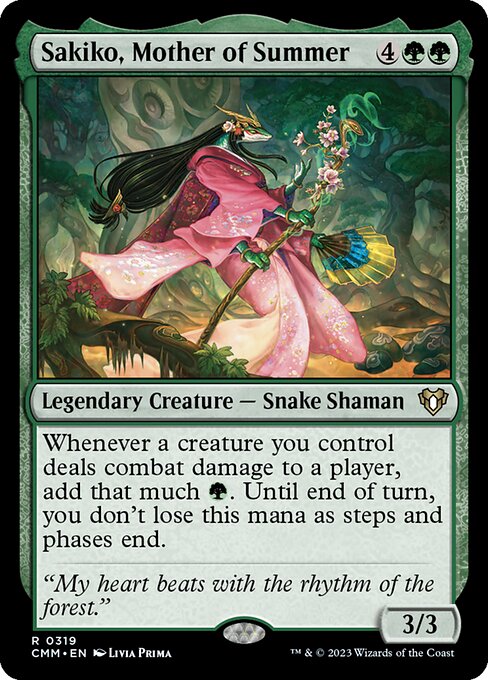 Sakiko, Mother of Summer - Commander Masters - R - 319