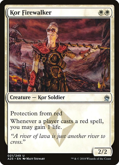 Kor Firewalker - Masters 25 - U - 21