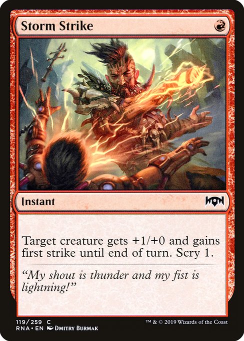 Storm Strike - Ravnica Allegiance - C - 119