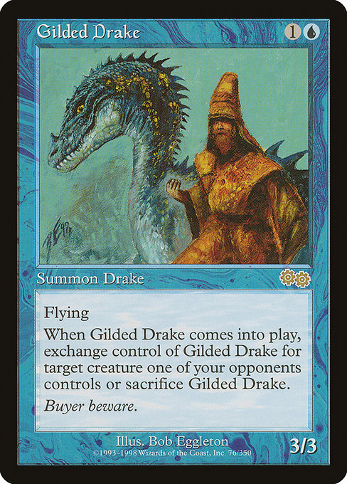 Gilded Drake - Urza's Saga - R - 76