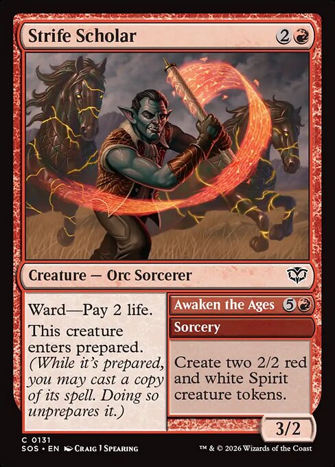 Strife Scholar - Secrets of Strixhaven - C - 131