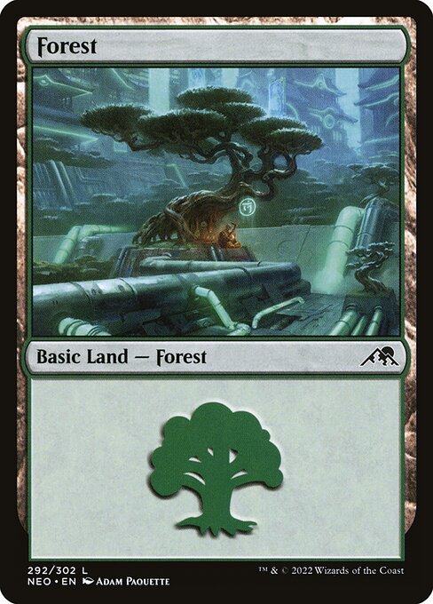 Forest (292) - Kamigawa: Neon Dynasty - L - 292