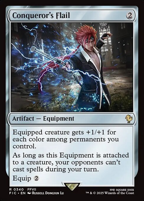 Conqueror's Flail - Commander: FINAL FANTASY - R - 340