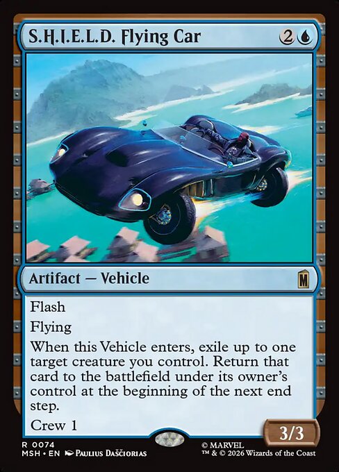 S.H.I.E.L.D. Flying Car - Marvel Super Heroes - R - 74