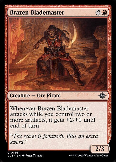 Brazen Blademaster - The Lost Caverns of Ixalan - C - 136