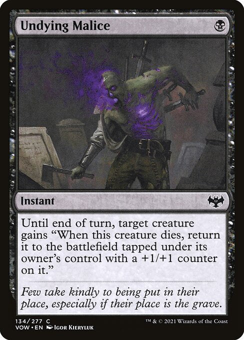 Undying Malice - Innistrad: Crimson Vow - C - 134