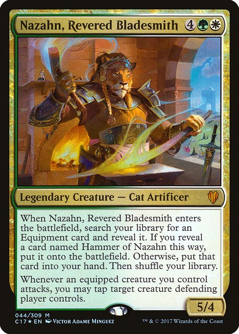 Nazahn, Revered Bladesmith - Commander 2017 - M - 44